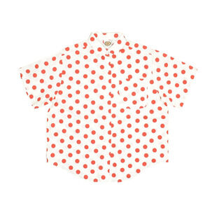 Picket & Post Polka Dot Button Down Shirt Women's Regular Size 16